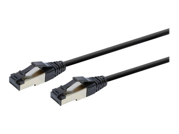 GEMBIRD PP8-LSZHCU-BK-0.5M S/FTP Cat. 8 LSZH patch cord black 0.5m