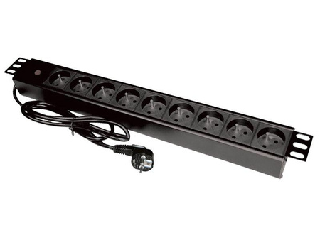 Listwa zasilająca 19" 9xCEE 7/5 wtyk CEE 7/7