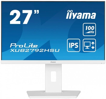 Monitor 27 cali ProLite XUB2792HSU-W6 IPS,HDMI,DP,100Hz,SLIM,4xUSB3.2,PIVOT, HAS(150mm),2x2W