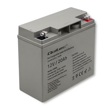 Akumulator AGM | 12V | 20Ah | max. 300A 