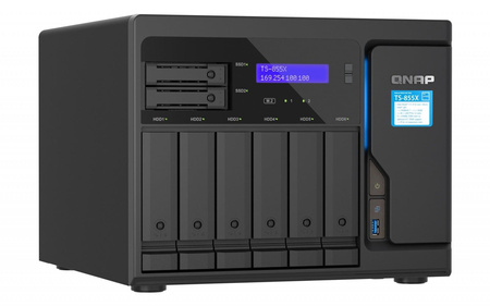 Serwer TS-855X Intel Atom C5125 2.8GHz  8GB UDIMM DDR4