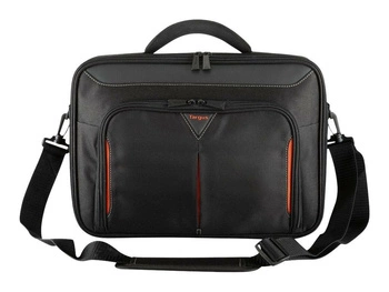 TARGUS CN415EU Targus Torba do Notebooka 15-15.6 Classic+ Clamshell, czarno-czerwona
