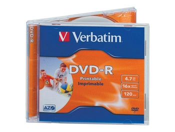 Płyty DVD-R Verbatim 4.7GB X16 Printable (10 Jewel Case)