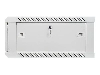 LANBERG WF01-6604-10S Lanberg szafa wisząca rack 19 4U 600x600mm szara (drzwi szklane)