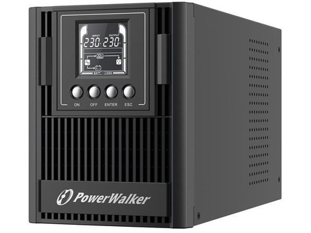 Zasilacz awaryjny UPS Power Walker On-Line 1000VA AT 3x FR Out, USB/RS-232, LCD, Tower, EPO
