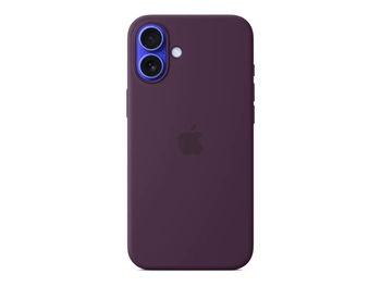 APPLE iPhone 16 Plus Silicone Case with MagSafe - Plum