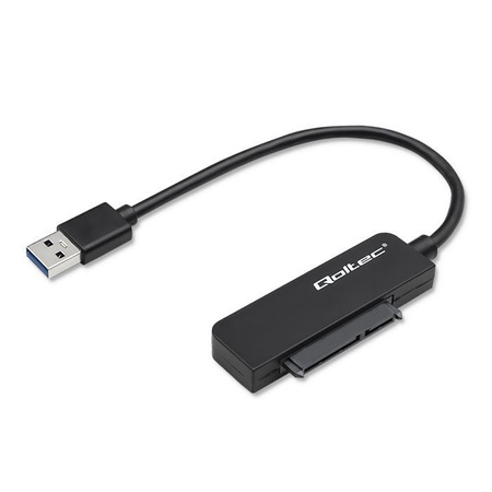 Kabel adapter Qoltec SATA | Przejściówka na dysk SSD HDD 2.5" | USB 3.0 | Super speed 5Gb/s | 2TB