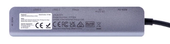 UNITEK HUB USB-C 7W1, HDMI 4K, PD 100W, 5GBPS, ALU