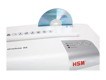HSM 1043121 HSM Shredstar X5 - ścinki 4,0x35mm/ 5 arkuszy 80 g/ kosz 18 l/ P-4