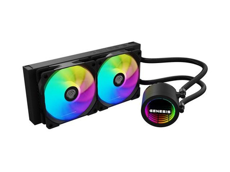 Chłodzenie wodne HYDRIA GENESIS 240 ARGB czarne 