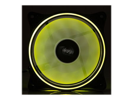 AKYGA Wentylator systemowy AW-12D-RGB 120mm 15 LED RGB small 6 pin
