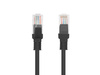 Patchcord kat.6 0.25M UTP czarny