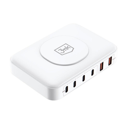 Ładowarka na 7 urządzeń 3mk Hyper Charger PowerMax 100W z indukcją 7 portów