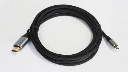 Kabel Micro HDMI - HDMI, v 2.1 M/M 