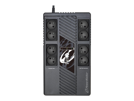 POWERWALKER UPS VI 1000 MS FR Line-Interactive 1000VA 8X 230V PL USB HID Ładowarka
