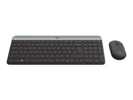 LOGITECH 920-009204 Logitech klawiatura bezprzewodowa + mysz MK470, Graphite, US