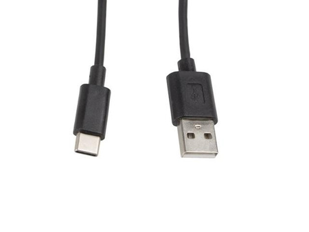 Kabel USB-C -> USB-A M/M 1M 2.0 czarny 