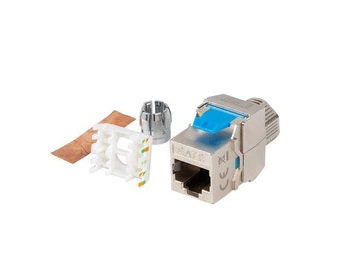 LANBERG Moduł Keystone Gniazdo Beznarzędziowy RJ45 Kat 8 1 FTP