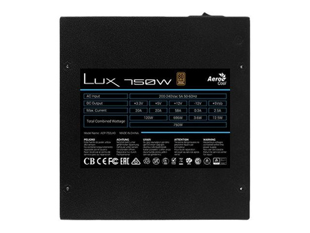 AEROCOOL PGS LUX 750W 80+ Bronze PSU