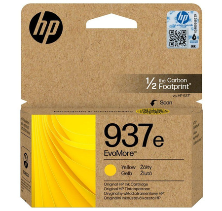 HP 937E EVOMORE YELLOW/EN/DE/PL/CZ INK CARTRIDGE