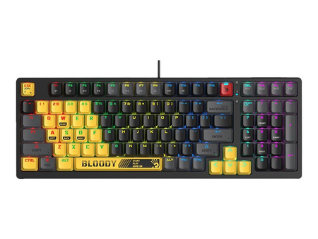 A4TECH Klawiatura mechaniczna BLOODY S98 USB Sports Lime BLMS Red Plus Switches