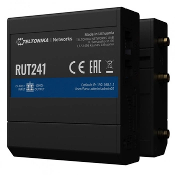 TELTONIKA NETWORKS RUT241 4G/LTE/3G/2G WiFi router