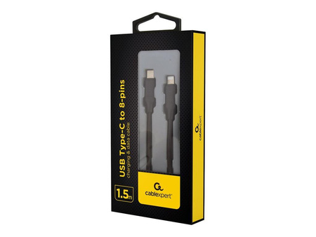 GEMBIRD CC-USB2-CM8PM-1.5M Kabel USB typu C do 8pinoweg ładowanie i transmisjia danych 1.5m