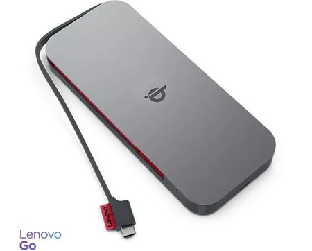 Power Bank Lenovo Go 10 000 mAh, G0A3LG1WWW, USB-C, szary