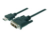 ASM AK-330300-020-S ASSMANN Kabel adapter HDMI 1.3 Standard Typ HDMI A/DVI-D (18+1) M/M czarny 2m