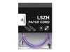 GEMBIRD PP6A-LSZHCU-V-2M Gembird patchcord RJ45, kat. 6A, SFTP, LSZH, 2m, fioletowy