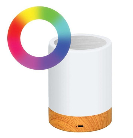 Lampka nocna Techly LED kolorowa bezprzewodowa 