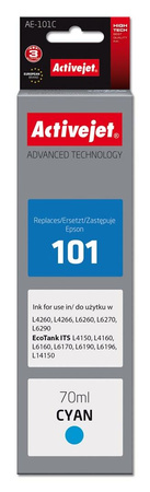 Activejet AE-101C Tusz (zamiennik Epson 101; Supreme; 70 ml; niebieski)