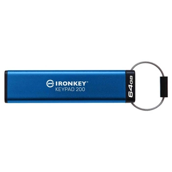 64GB IRONKEY KEYPAD 200 AES-256/ENCRYP FIPS 140-3 LVL 3(PENDING)