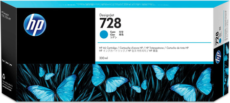 INK CARTRIDGE NO 728 300ML/CYAN