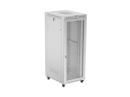 LANBERG szafa stojąca 19/42U 800x1000 drzwi perforowane LCD flat pack szara