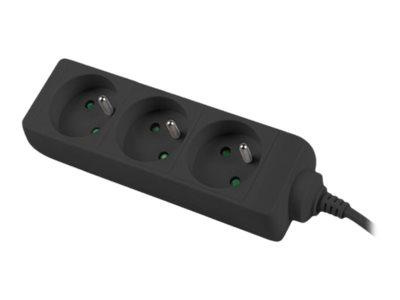 LANBERG PS0-03E-0150-BK Lanberg listwa zasilająca 1.5M Czarna 3X 230V PL KABEL WYKONANY Z PEŁNEJ MIEDZI