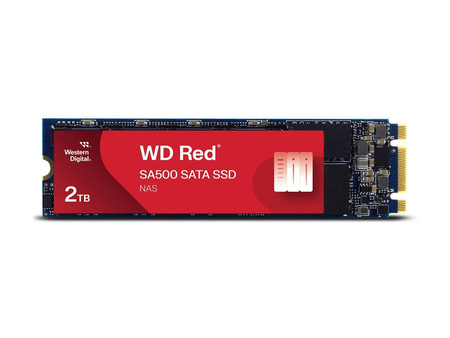 WDC WDS200T1R0B Dysk WD Red SA500 NAS SSD M.2 SATA 2TB SATA/600, 560/530 MB/s, 3D NAND