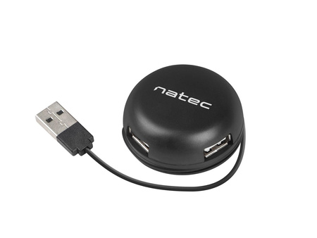 Hub USB 4 porty Bumblebee USB 2.0 czarny 