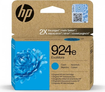 HP 924E EVOMORE CYAN/EN/DE/PL/CZ INK CARTRIDGE