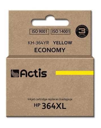 Actis KH-364YR Tusz (zamiennik HP 364XL CB325EE; Standard; 12 ml; żółty)