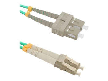 QOLTEC 54349 Qoltec Optic Patchcord LC/UPC - SC/UPC Multimode 50/125 OM4 Duplex 2m