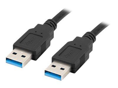 LANBERG cable USB-A M/M 3.0 0.5m black