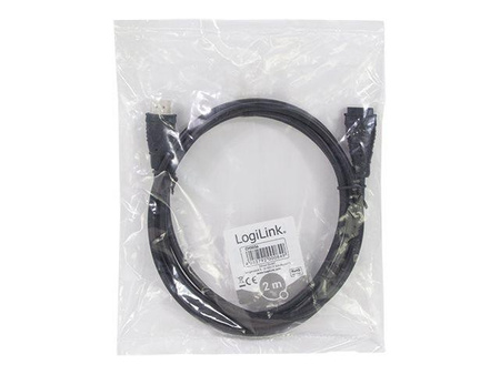 LOGILINK CH0056 LOGILINK - Kabel HDMI 1.4, HDMI male / female Gold 2m