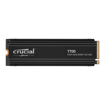 Dysk SSD Crucial T700 4TB M.2 PCIe 5.0 NVMe 2280 (124000/11800MB/s) z radiatorem