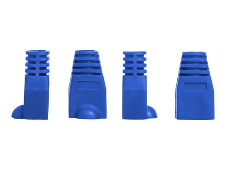NETRACK 105-81 Netrack osłonka na wtyk RJ45 8p niebieska (100 szt)
