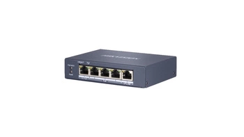 HIKVISION Przełącznik 4xPoE (1x HiPoE 60W), 1xUplink
