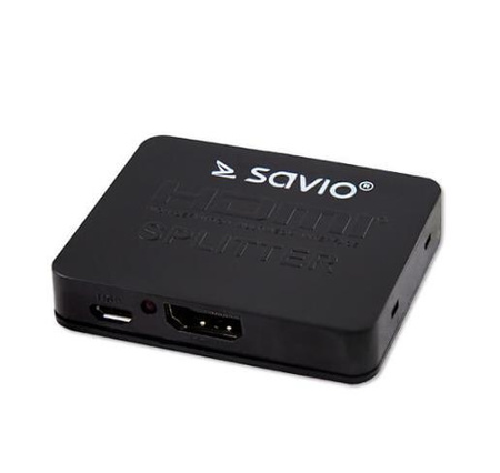 Splitter Savio CL-93 HDMI,  1x2 Full HD 4K 