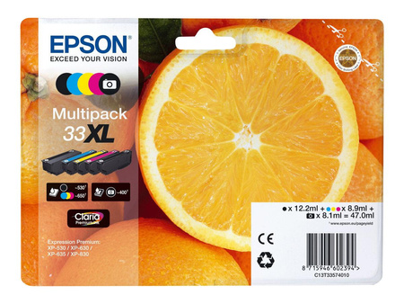 EPSON C13T33574011 Tusz Epson Premium Multipack Epson 5-color Claria 33XL