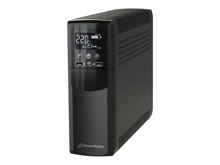 POWERWALKER UPS VI 800 CSW FR Line-Interactive 800VA 4X 230V PL USB-B 2X USB Ładowarka
