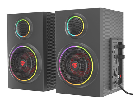 NATEC Genesis Speakers Helium 300BT 2.0 Bluetooth ARGB